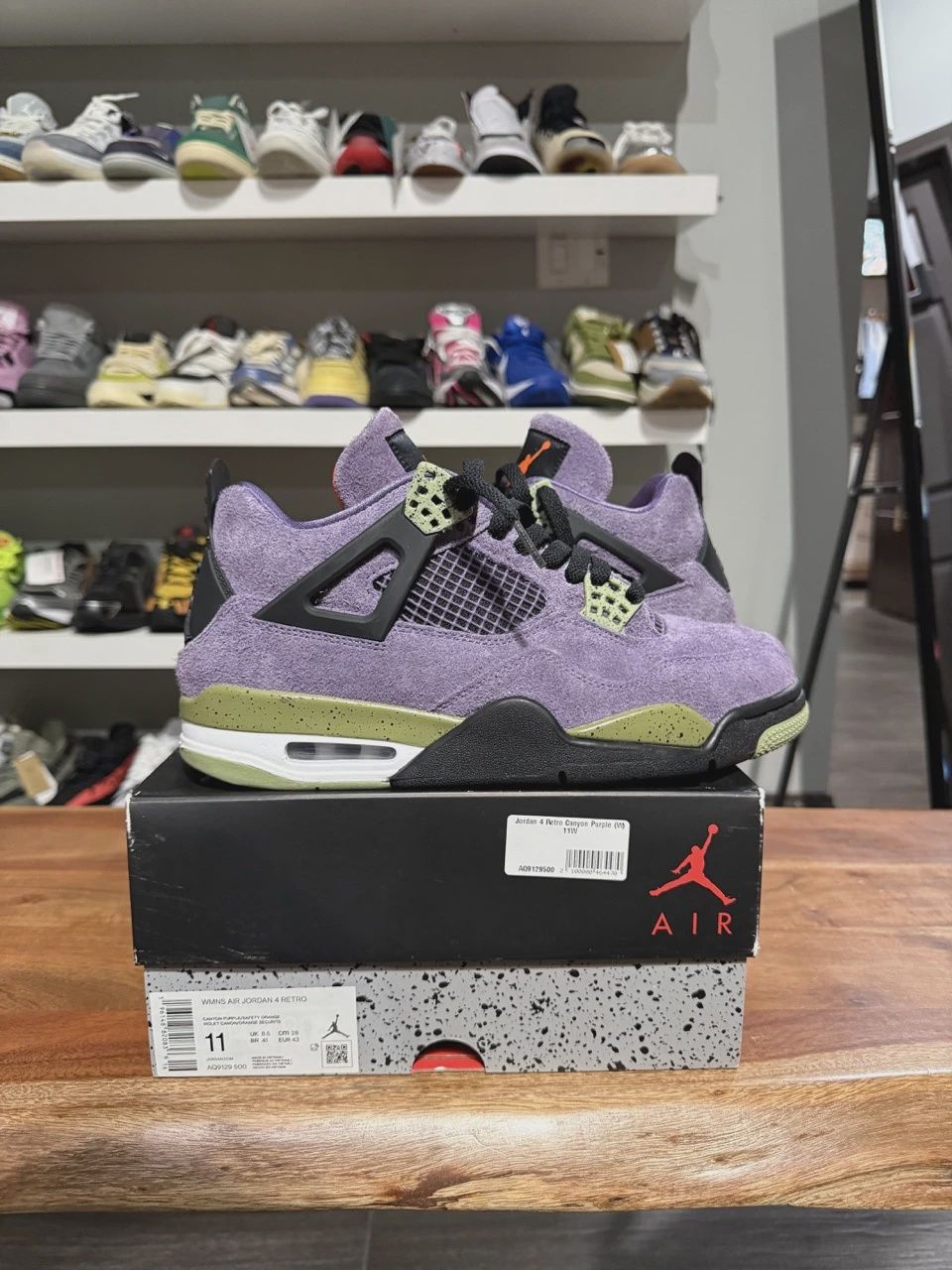 Air Jordan 4 Retro Canyon Purple (Women&#39;s) • Pre-Owned [1829]