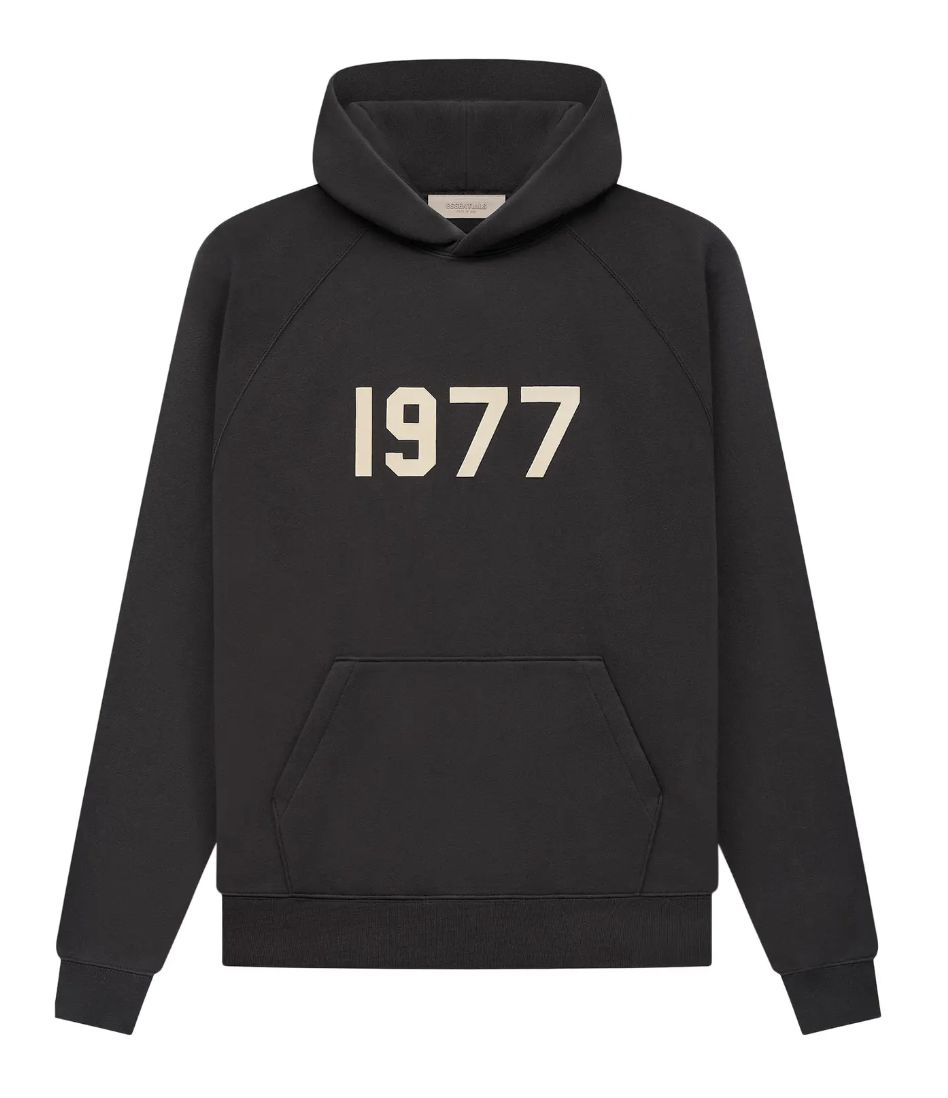 Fear of God Essentials Essentials 1977 Hoodie &#39;Iron&#39; - New, Clothing Size: M, Product Condition: Brand New