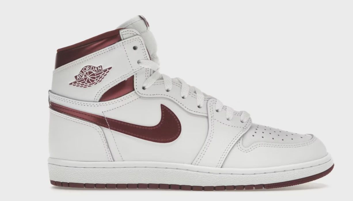 Air Jordan 1 Retro High &#39;85 Original Metallic Burgundy • Brand New [3949]