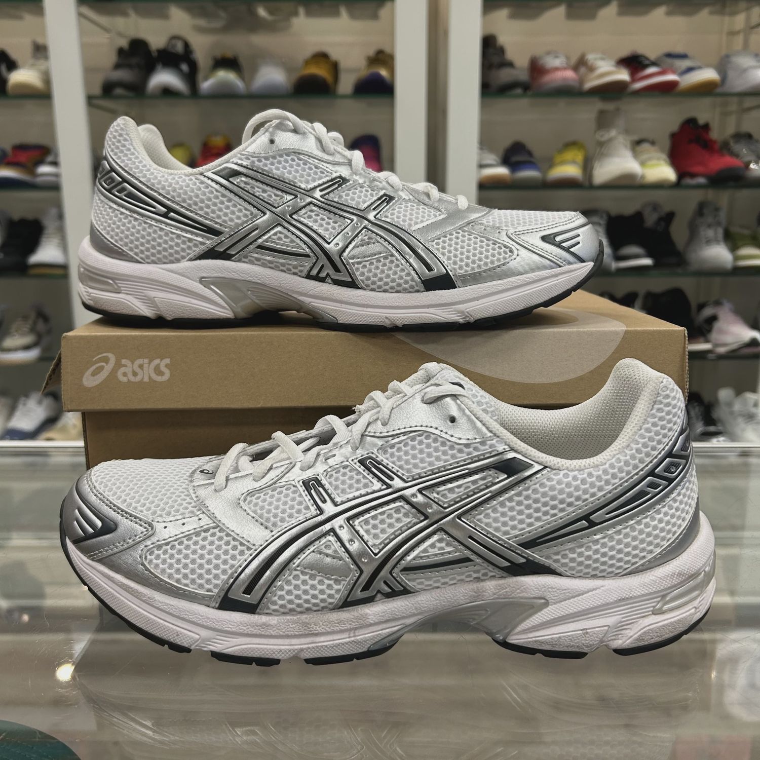 ASICS Gel-1130 White Pure Silver • Pre-Owned [0518]