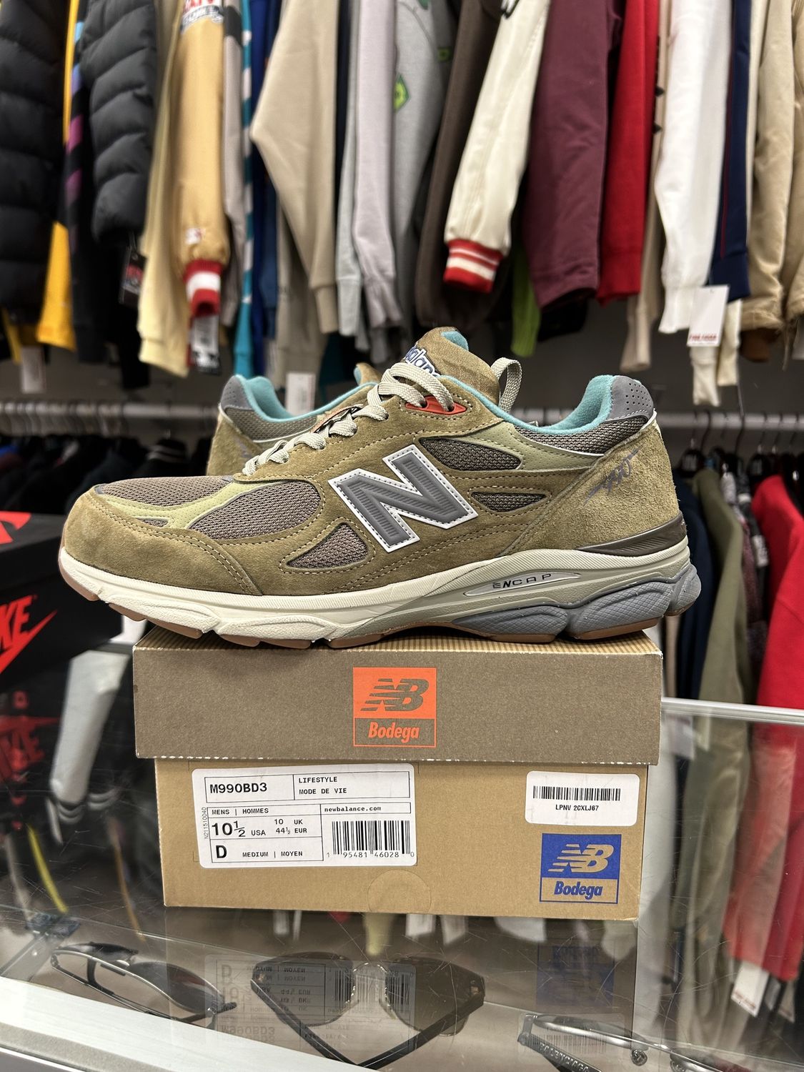 New Balance 990v3 MiUSA Bodega Here To Stay - Pre-Owned, Product Condition: Pre-Owned, Shoe Size: US M 10.5