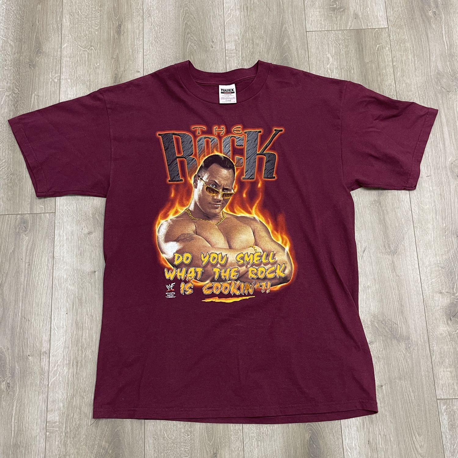 Vintage WWF The Rock T Shirt - Pre-Owned, Clothing Size: XL, Product Condition: Pre-Owned
