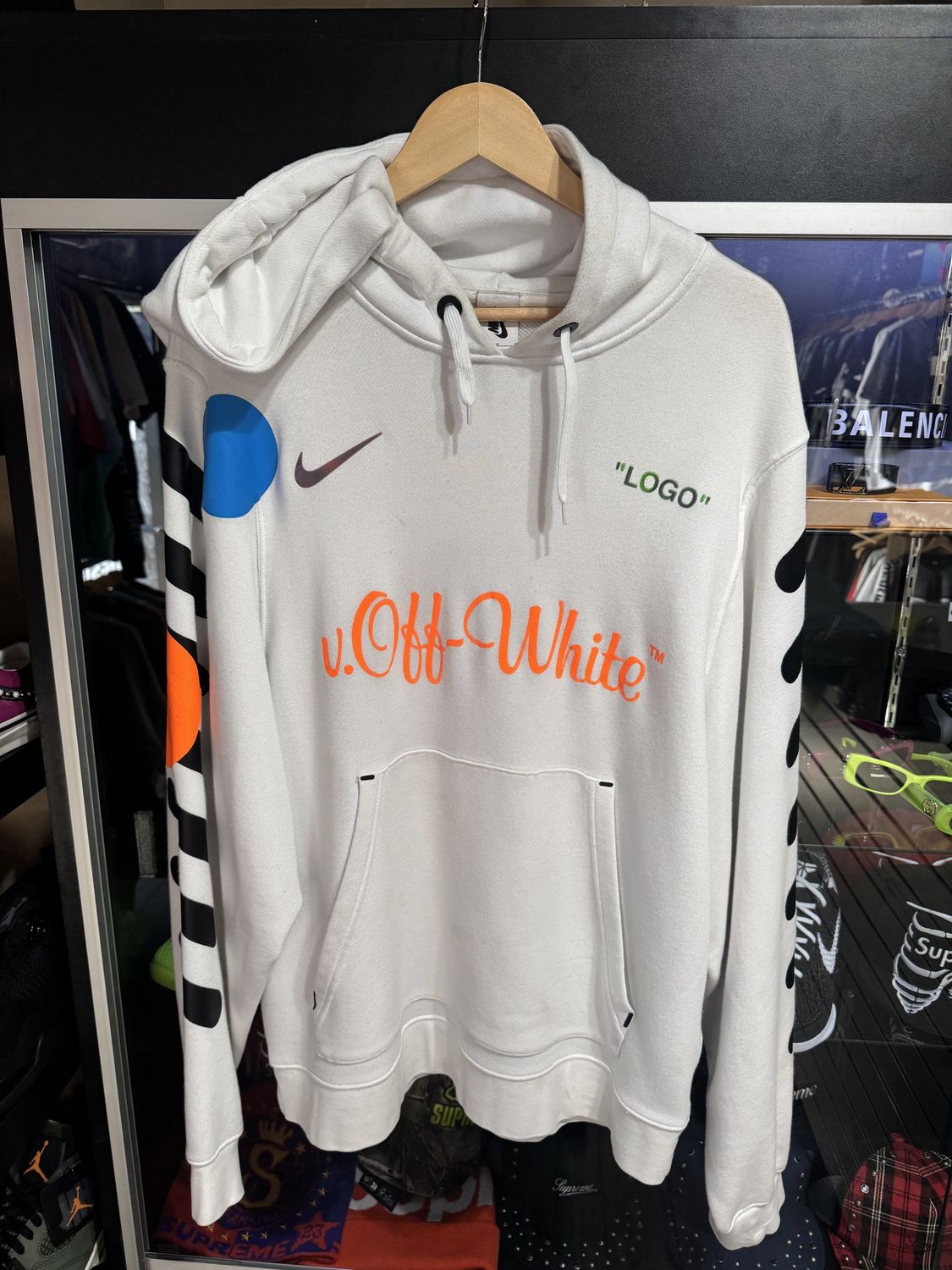 Nike Lab x OFF-WHITE Mercurial NRG X Hoodie - Sz L Pre-Owned
