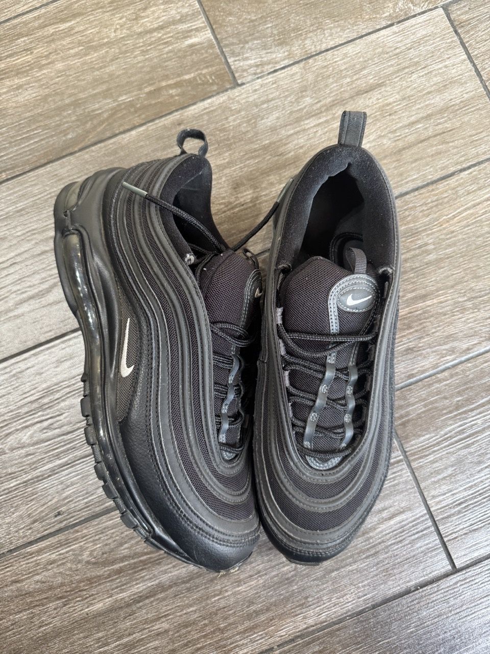 Nike Air Max 97 Black White Anthracite - Pre-Owned No Box