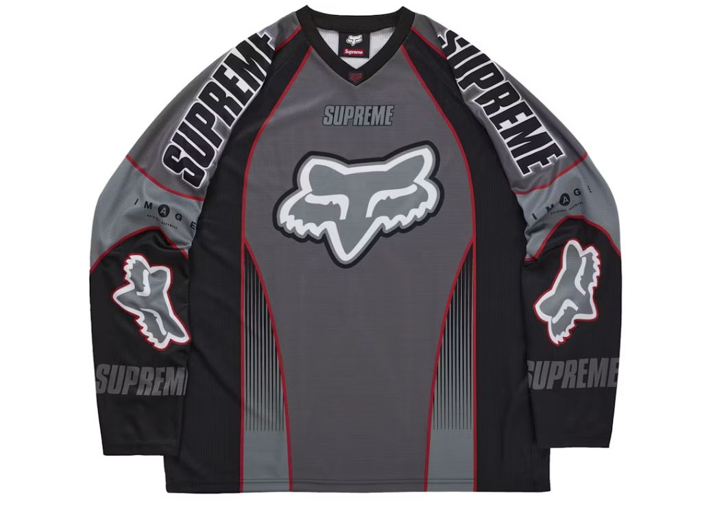 Supreme Fox Racing DMX Jersey Black - SZ L Brand New