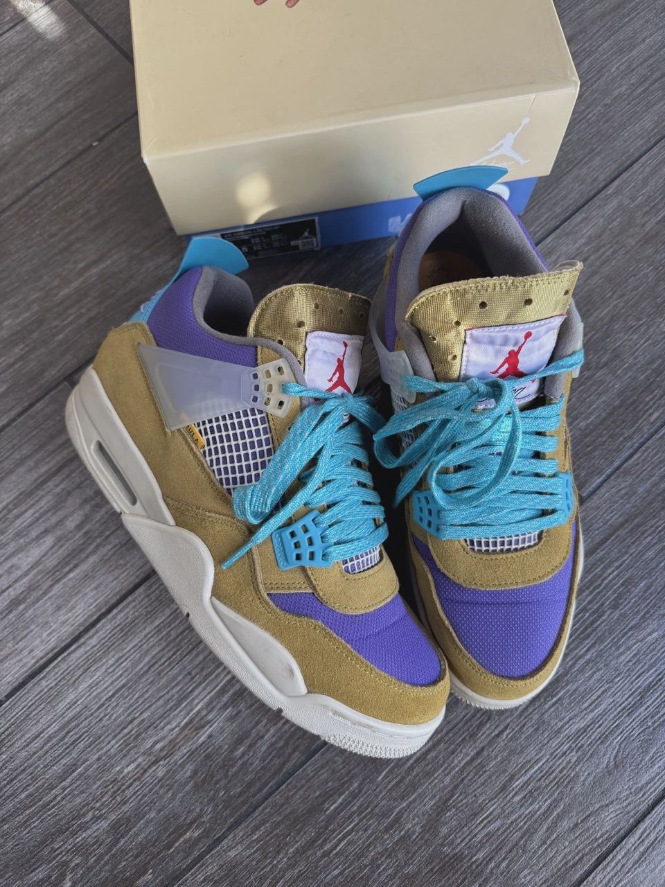 Air Jordan 4 Retro SP 30th Anniversary Union Desert Moss • Pre-Owned [6816]