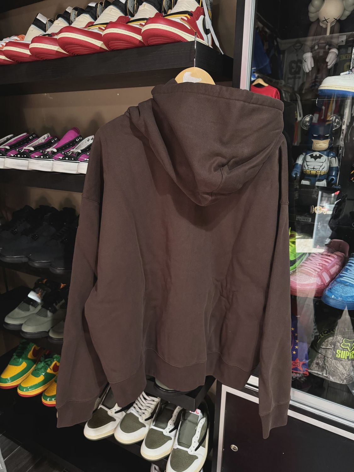 Stussy  x Nike Stone Washed Fleece Zip Hoodie (FW25) Brown • Brand New [6389]