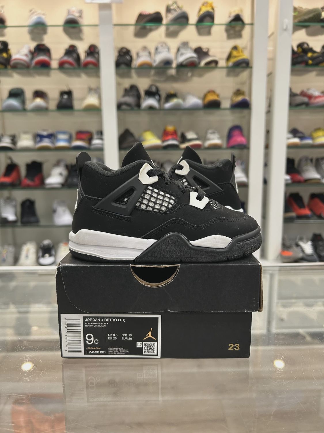 Air Jordan 4 Retro White Thunder (Toddler) • Pre-Owned [6673]