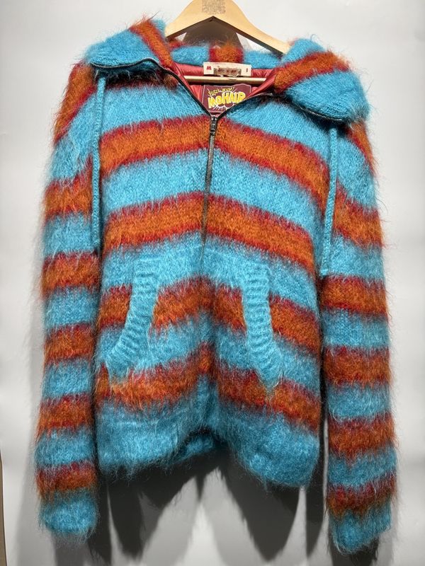 Marni Mohair &amp; Hooded Cardigan
