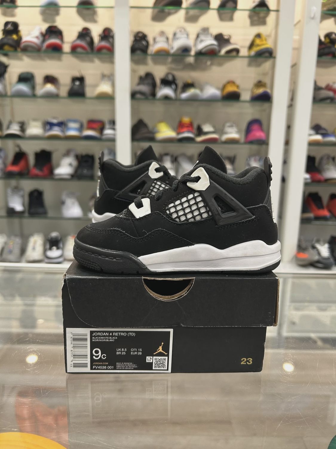 Air Jordan 4 Retro White Thunder (Toddler) • Pre-Owned [9498]