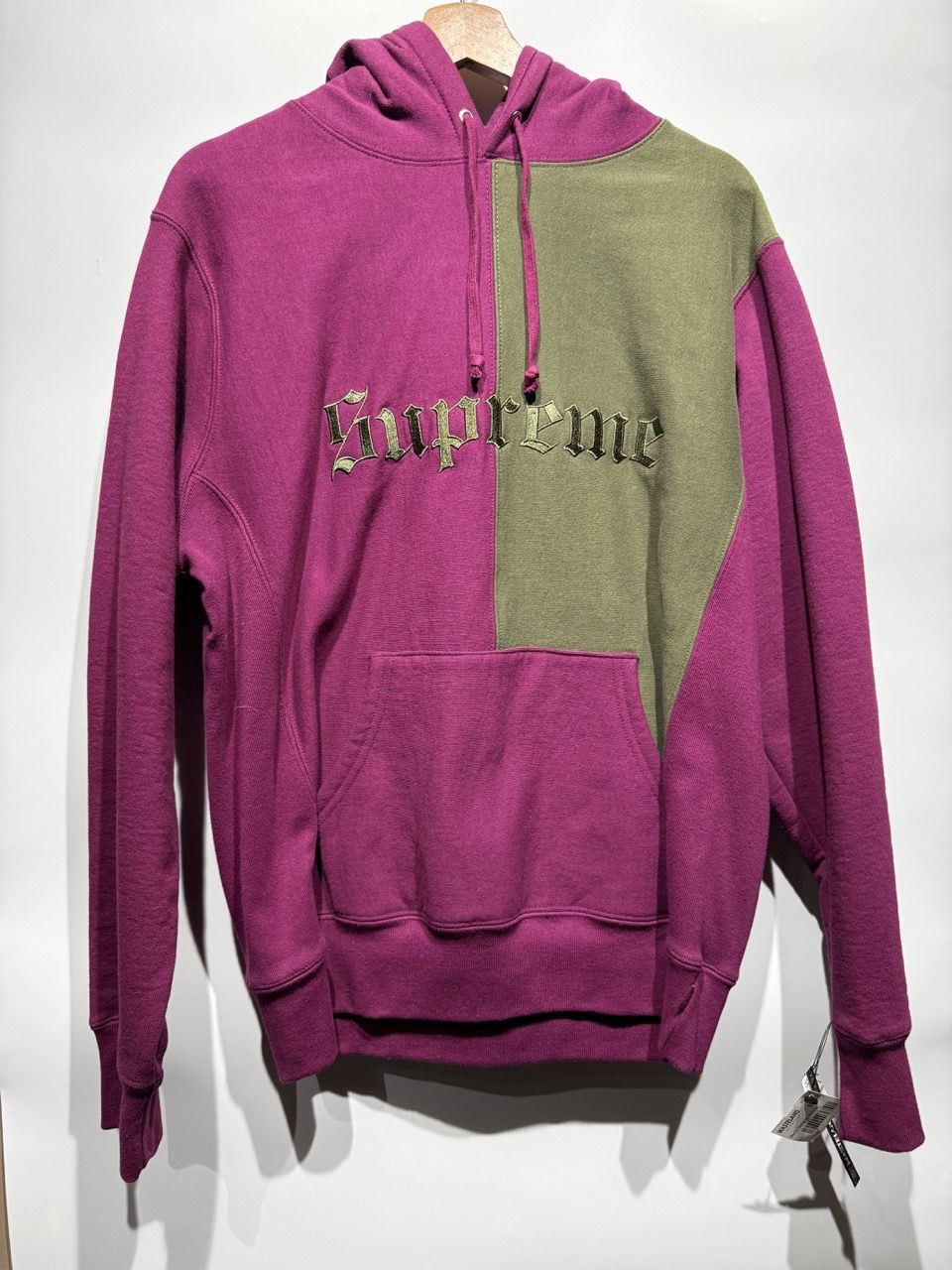 Supreme Split Old English Hooded Sweatshirt