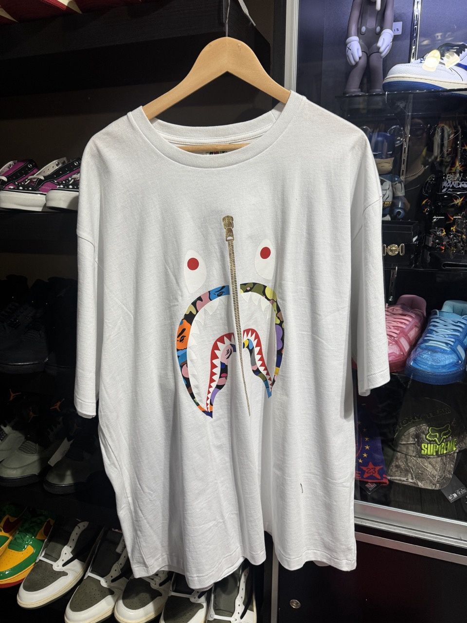 Bape White Shark tee / XXL - Brand New
