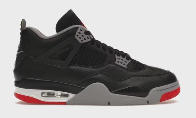 Air Jordan 4 Retro Black Red Reimagined • Brand New [6342]