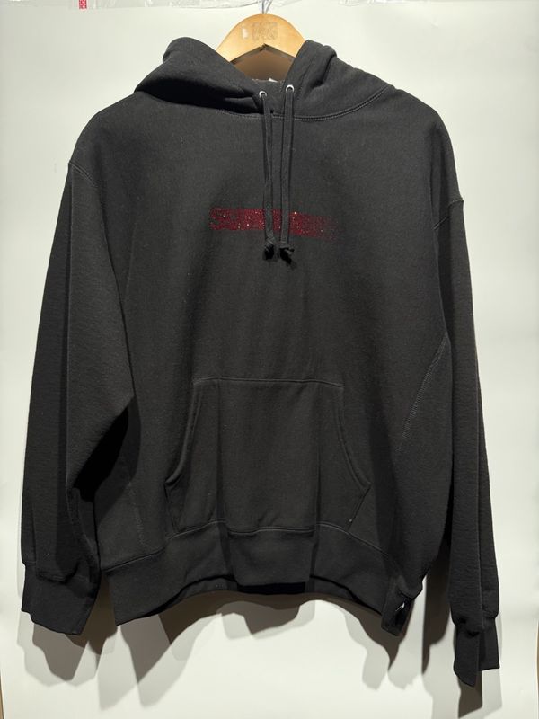 Supreme Swarovski Motion Logo Hooded Sweatshirt