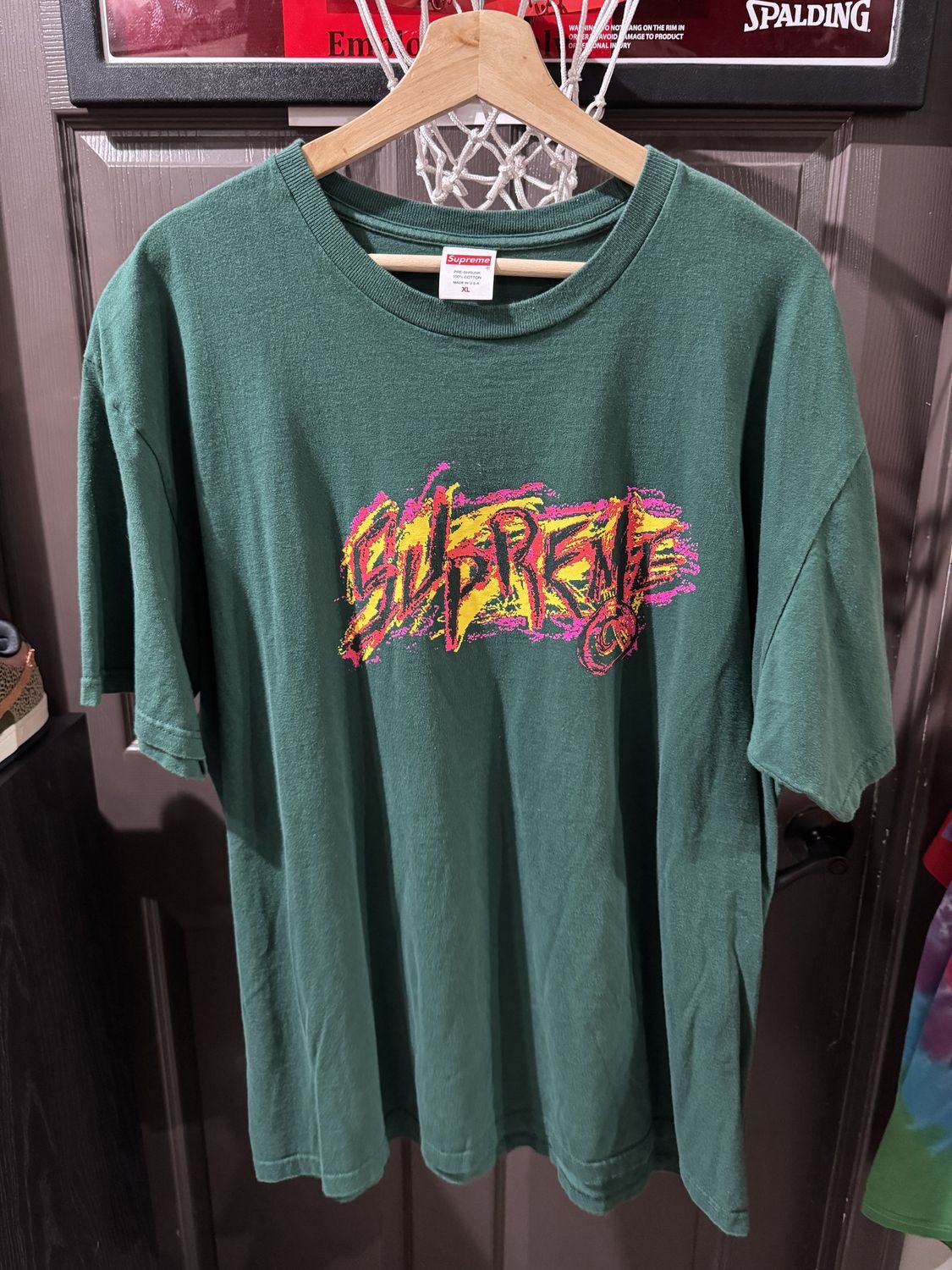 Supreme Scratch Tee, Clothing Size: XL, Product Condition: Pre-Owned