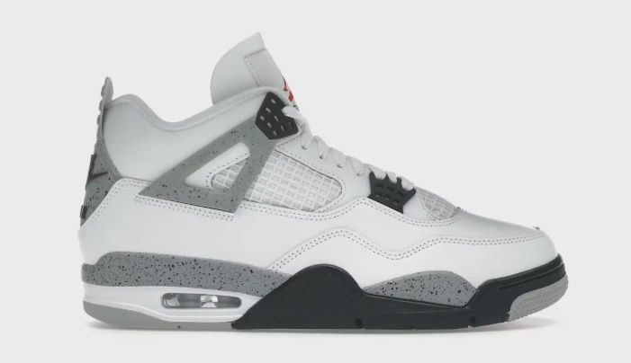 Air Jordan 4 Retro White Cement (2025) • Brand New [0779]