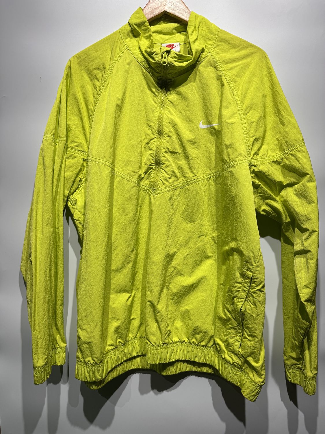 Nike x Stussy Windrunner Bright Cactus / L - Pre Owned [5510], Clothing Size: L, Product Condition: Pre-Owned