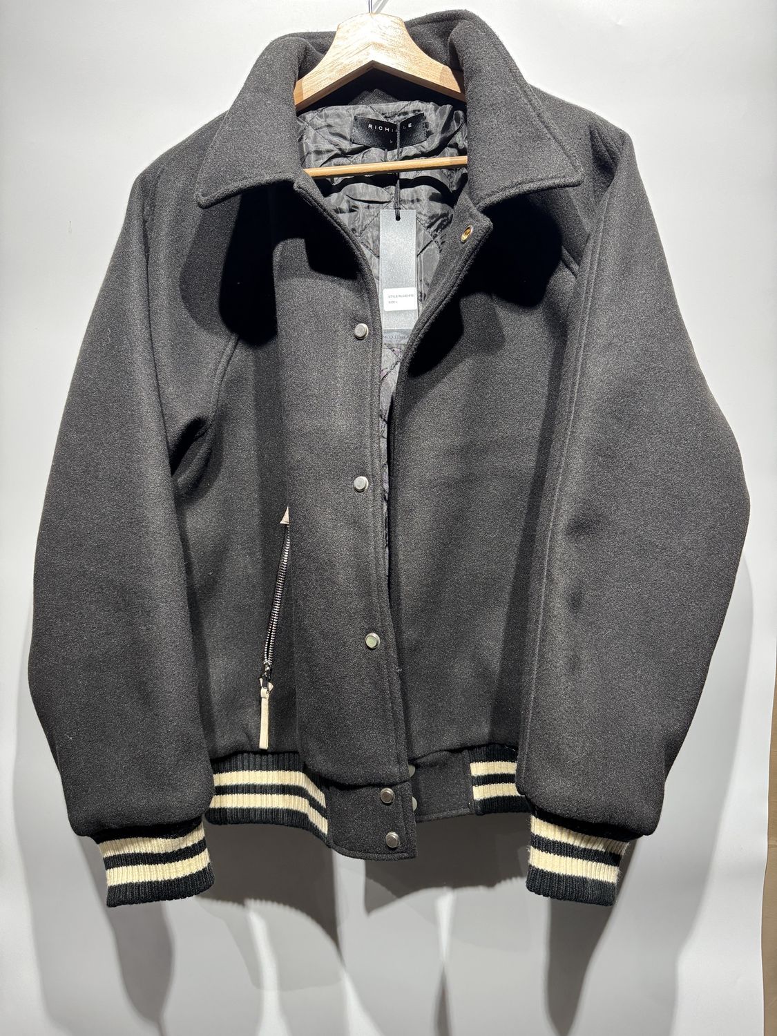 Richie Le Pea Coat Black / L - Excellent [9951], Clothing Size: L, Product Condition: Excellent