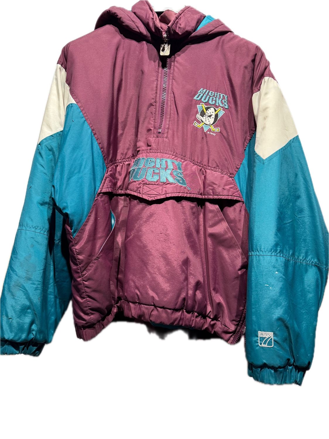 Mighty Ducks Vintage NHL Jacket / XL - Pre Owned [7585], Clothing Size: XL, Product Condition: Pre-Owned