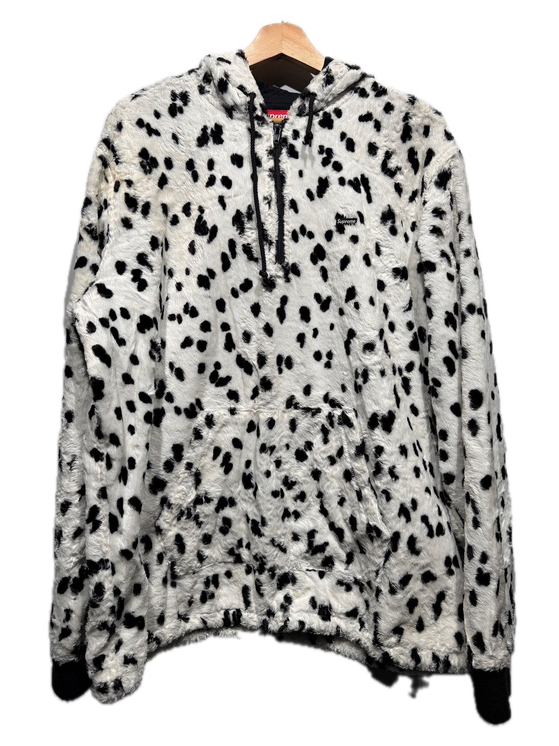 Supreme Dalmation 1/4 Zip Small Bogo / XL - Pre Owned [7972], Clothing Size: XL, Product Condition: Pre-Owned