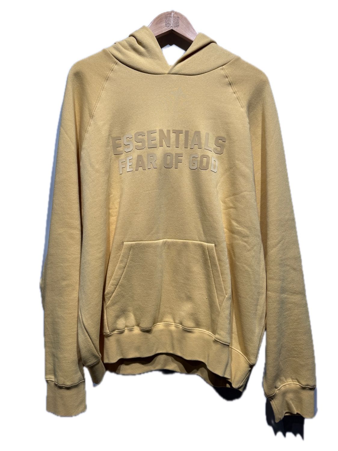 Essentials Yellow Pullover Hoodie / L - Brand New [6659], Clothing Size: L, Product Condition: Brand New