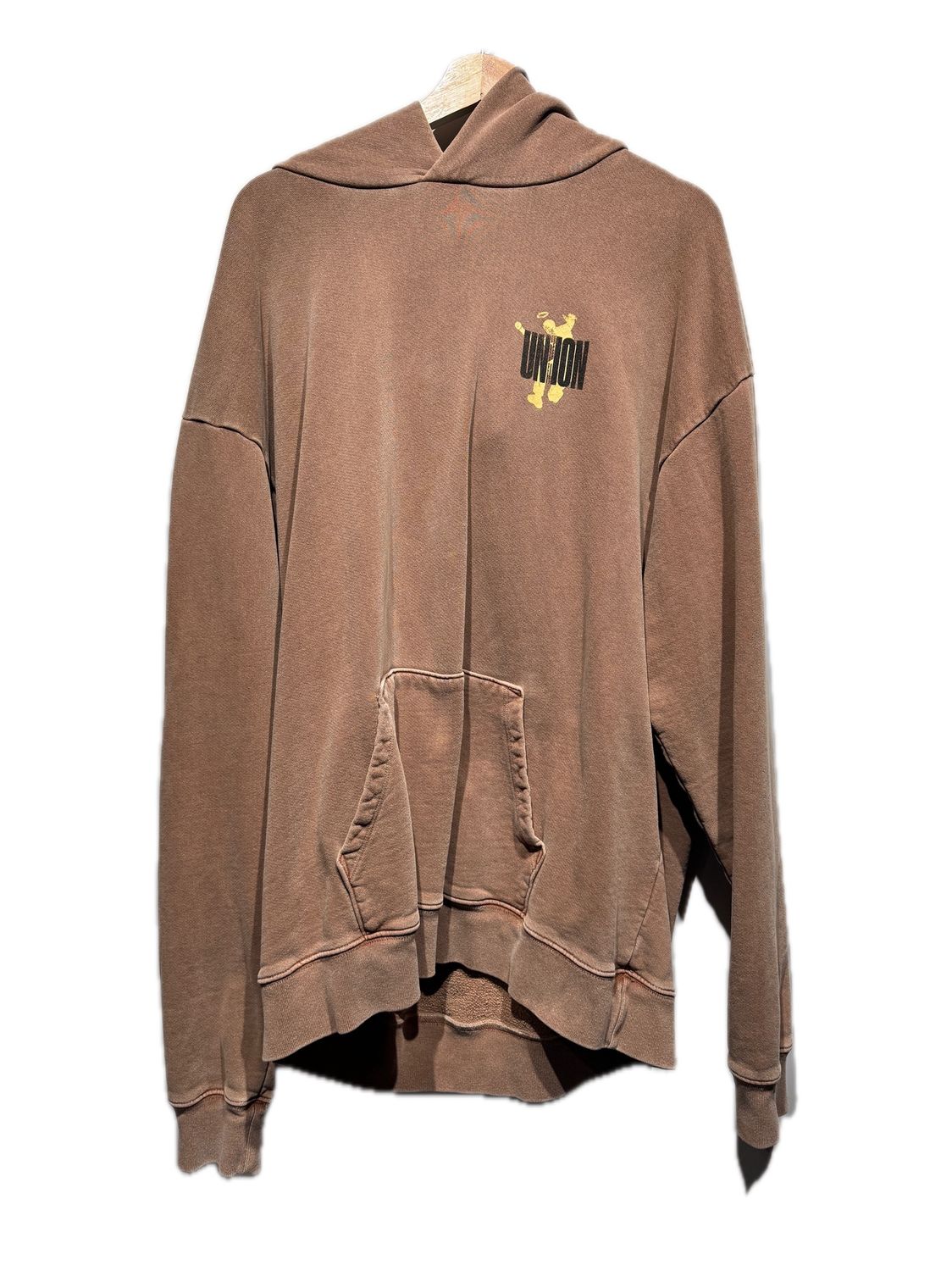 Union Brown Pullover Hoodie / L - Pre Owned [7751], Clothing Size: L, Product Condition: Pre-Owned