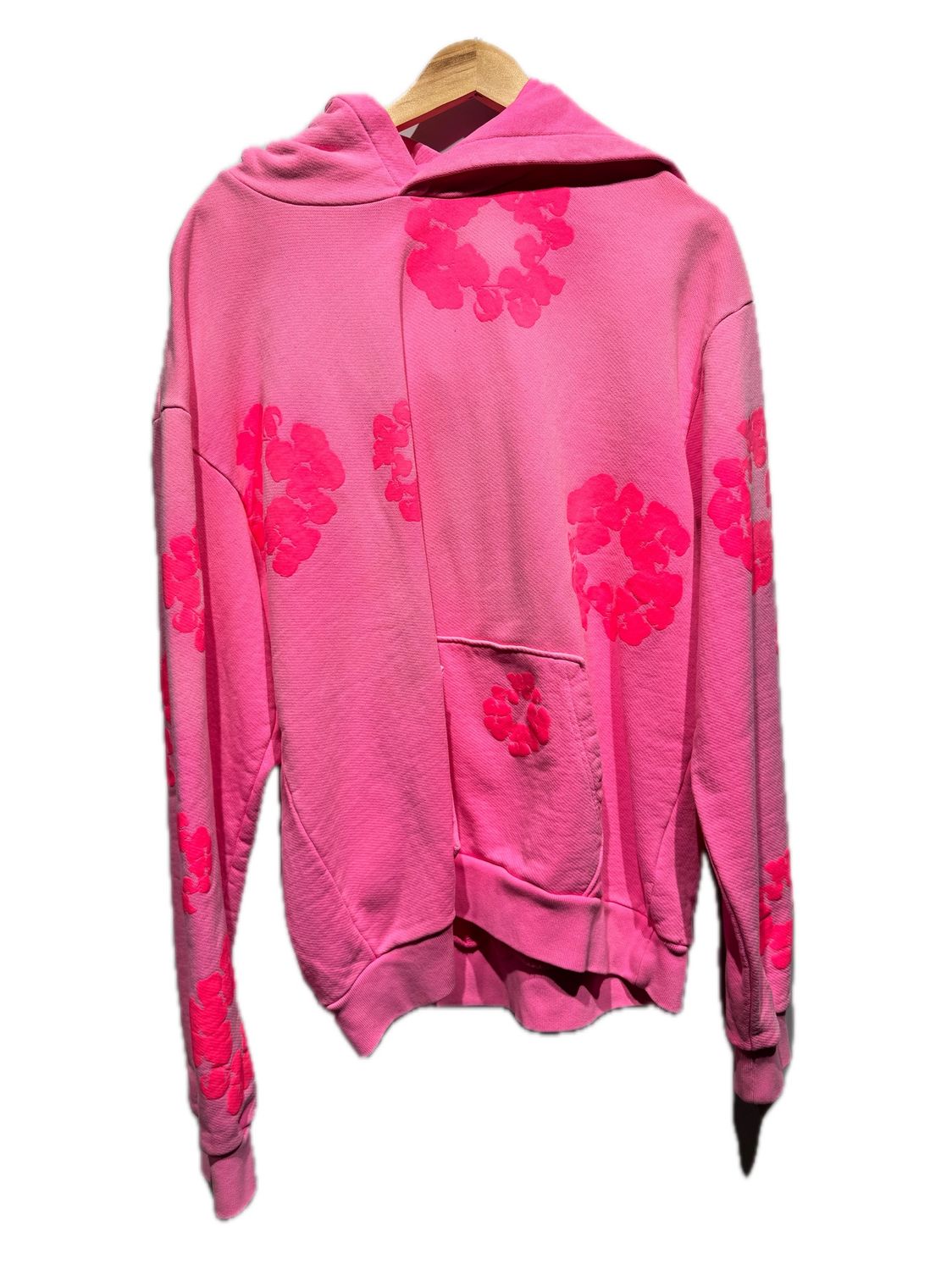 Denim Tears Mono Cotton Wreath Hoodie Pink / XL - Brand New [0266], Clothing Size: XL, Product Condition: Brand New