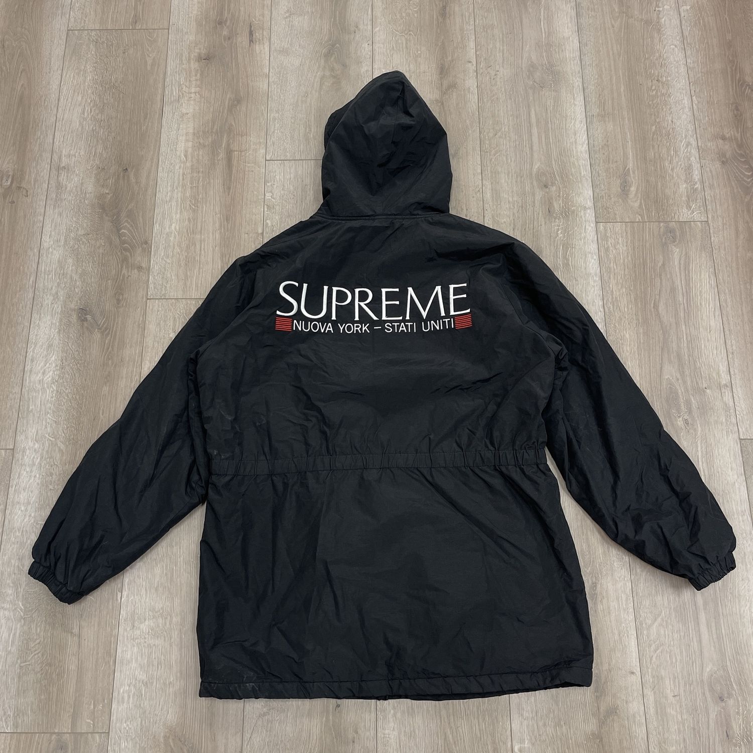 Supreme x Polartec Lined Sidline Parka - Pre-Owned, Clothing Size: M, Product Condition: Pre-Owned