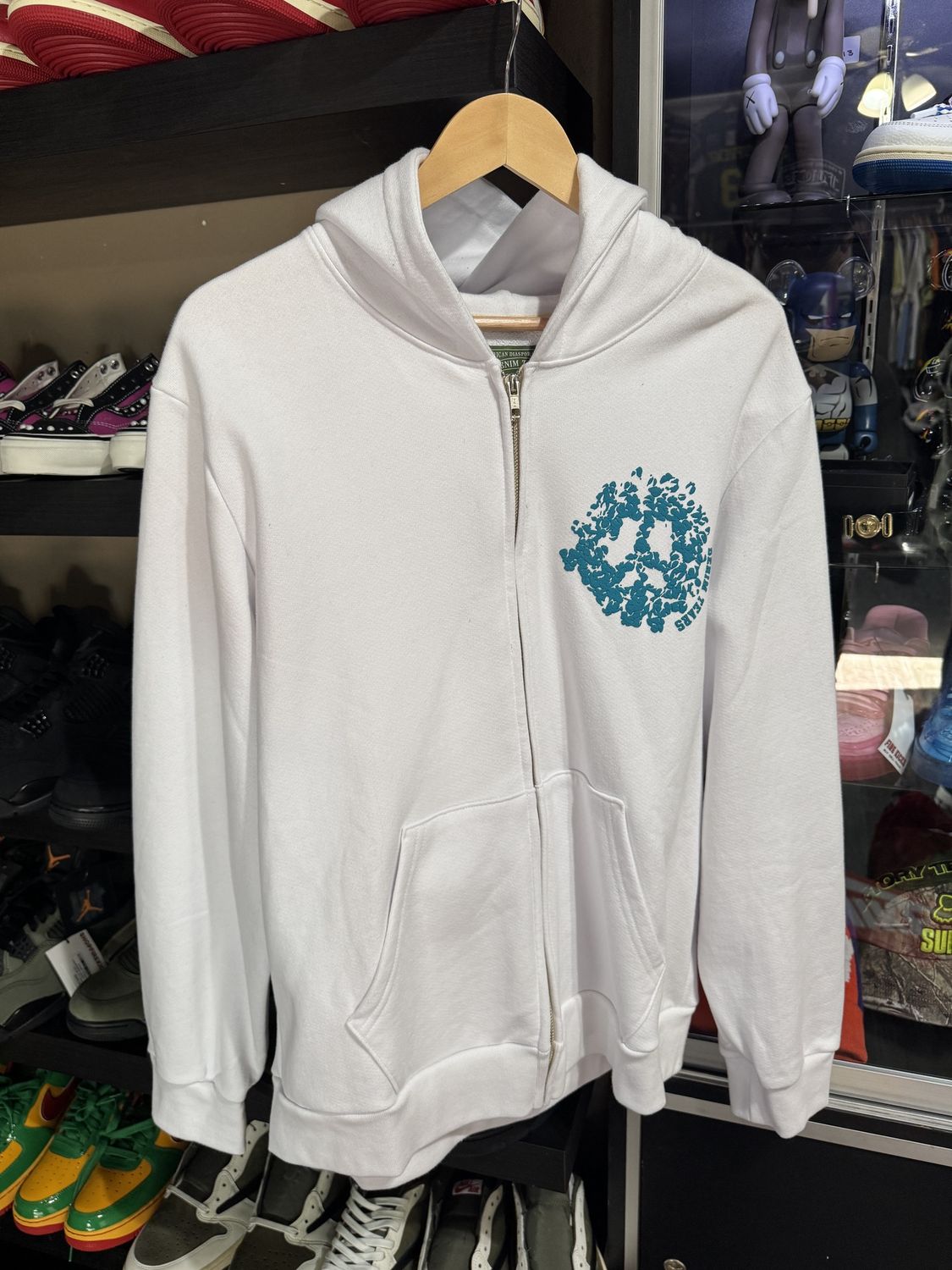 Denim Tears University Zip Up White / XL - Brand New [3459], Clothing Size: XL, Product Condition: Brand New