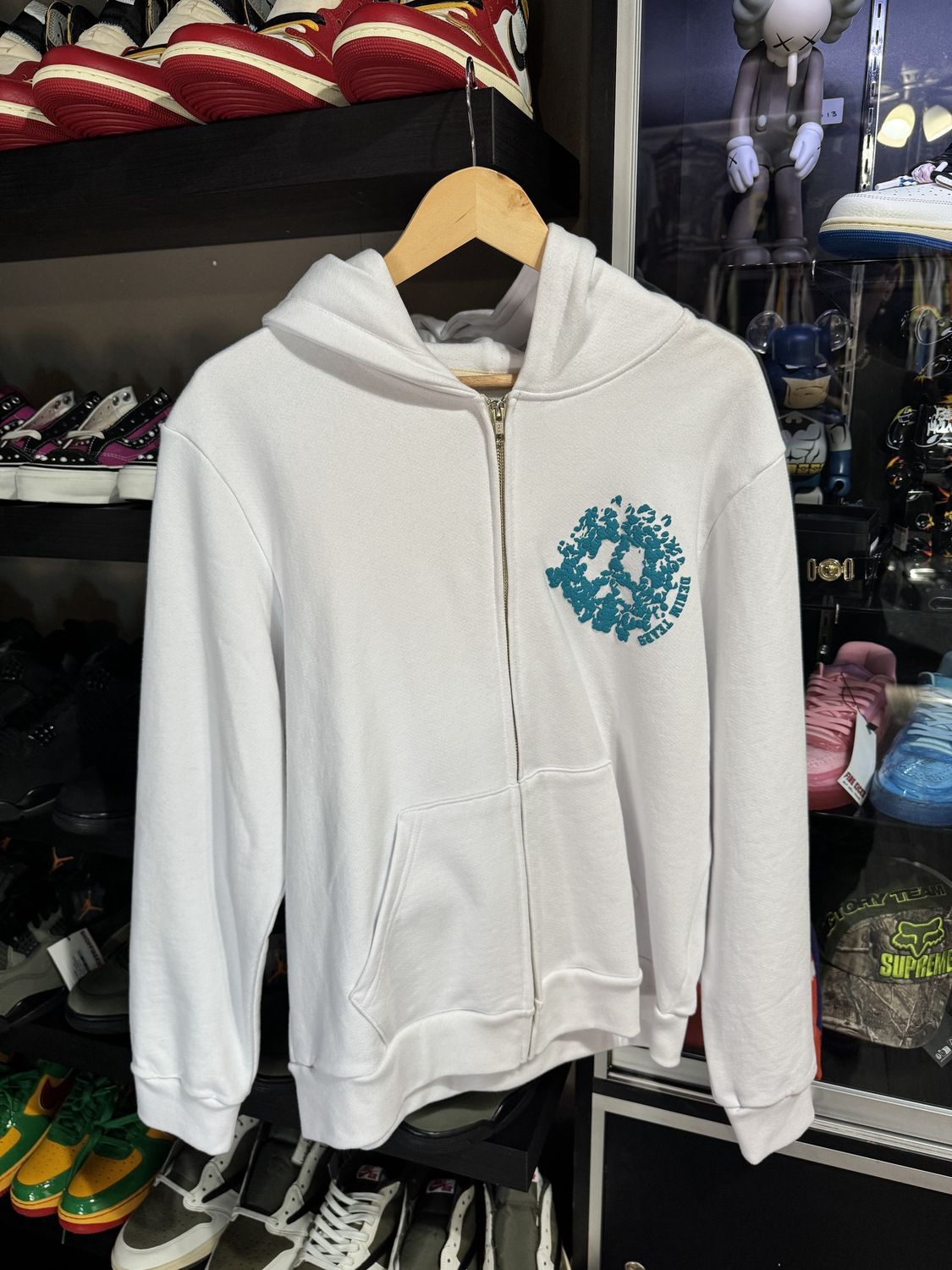 Denim Tears University Zip Up White / L - Brand New [3479], Clothing Size: L, Product Condition: Brand New