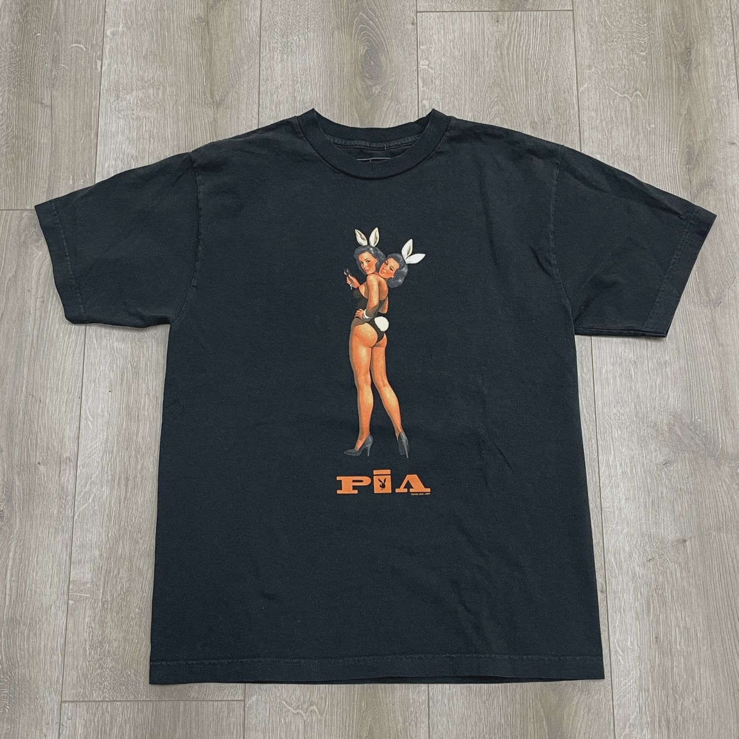 Cactus Jack by Travis Scott x Playboy Tee II &#39;Black&#39; • Pre-Owned [9951]