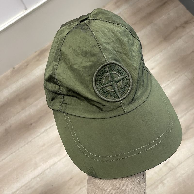 Stone Island 6 Panel Cap 'Olive' - Pre-Owned