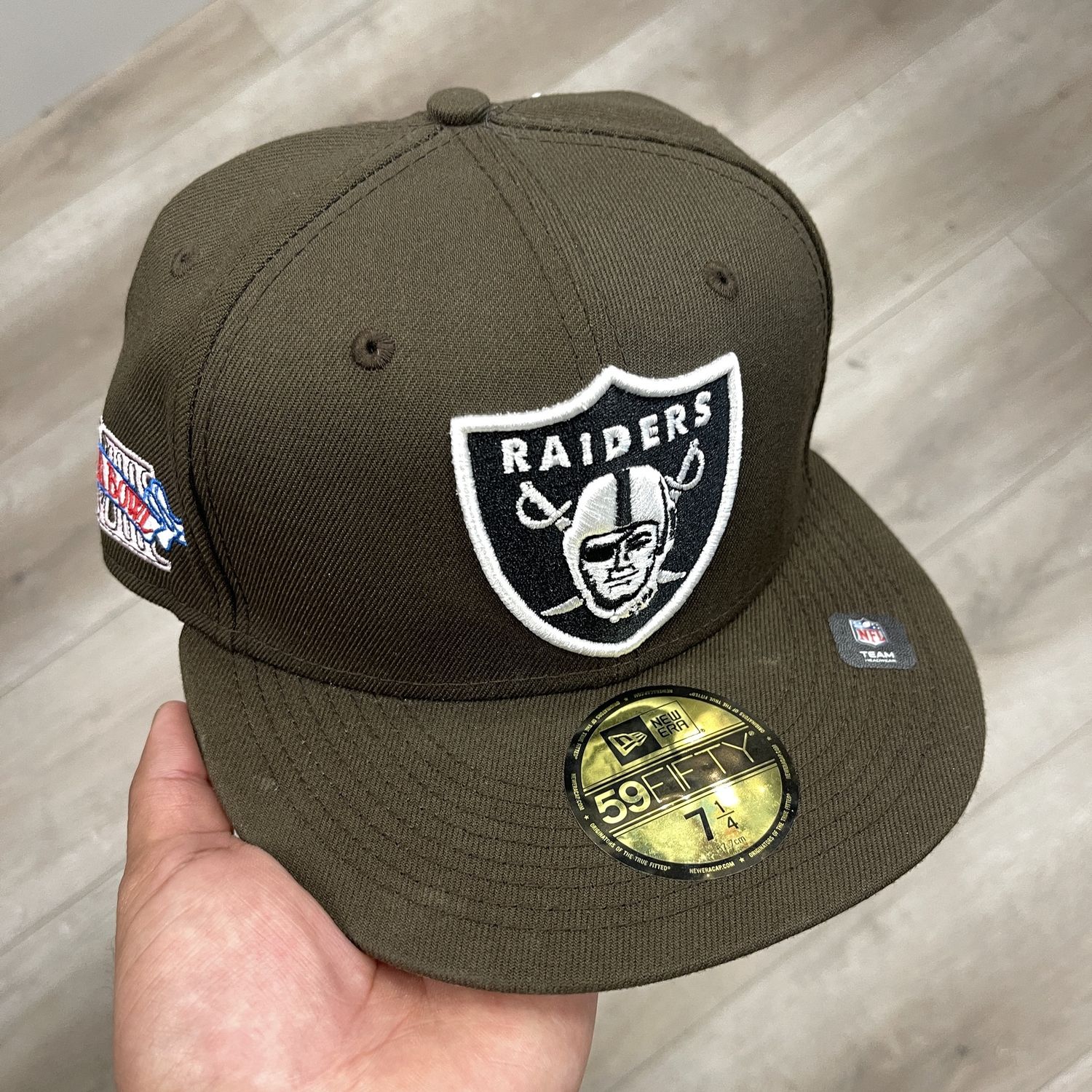 Raiders Brown Fitted Hat - Pre-Owned