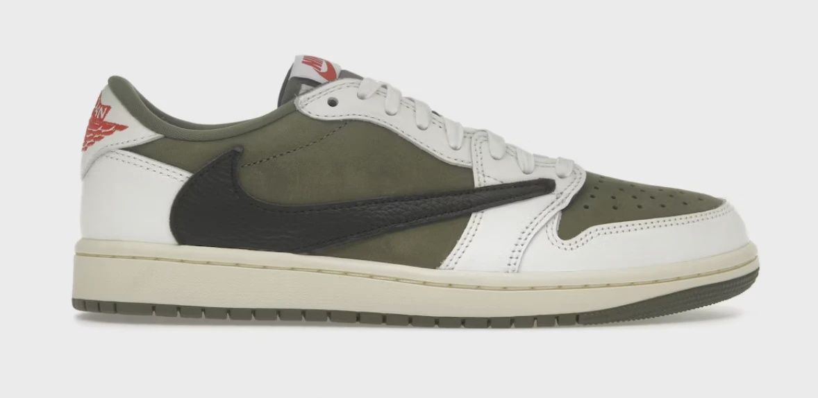 Air Jordan 1 Retro Low Original SP Travis Scott Medium Olive • Brand New [5152]