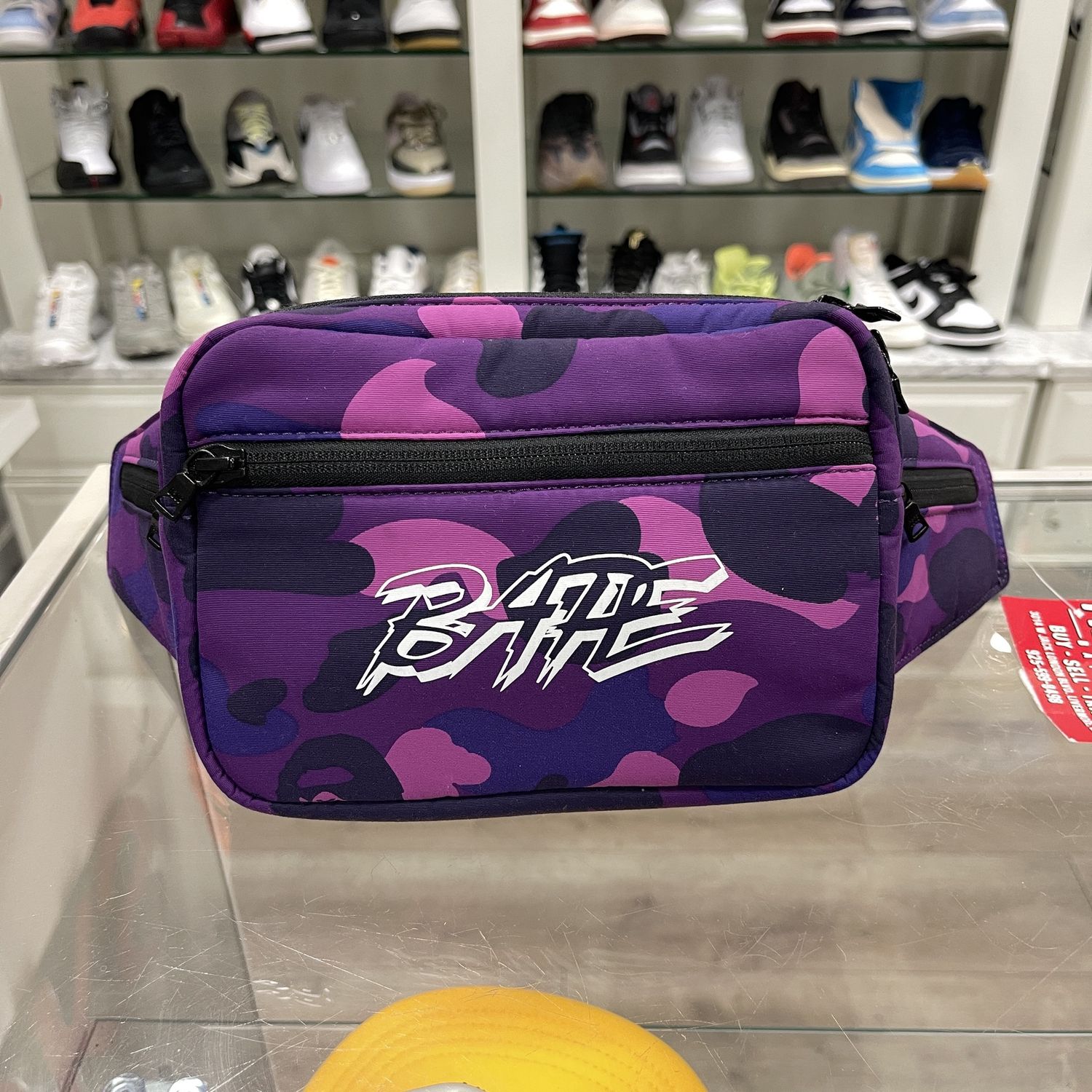2019 BAPE Color Camo Waist Bag Purple - Pre-Owned, Product Condition: Pre-Owned