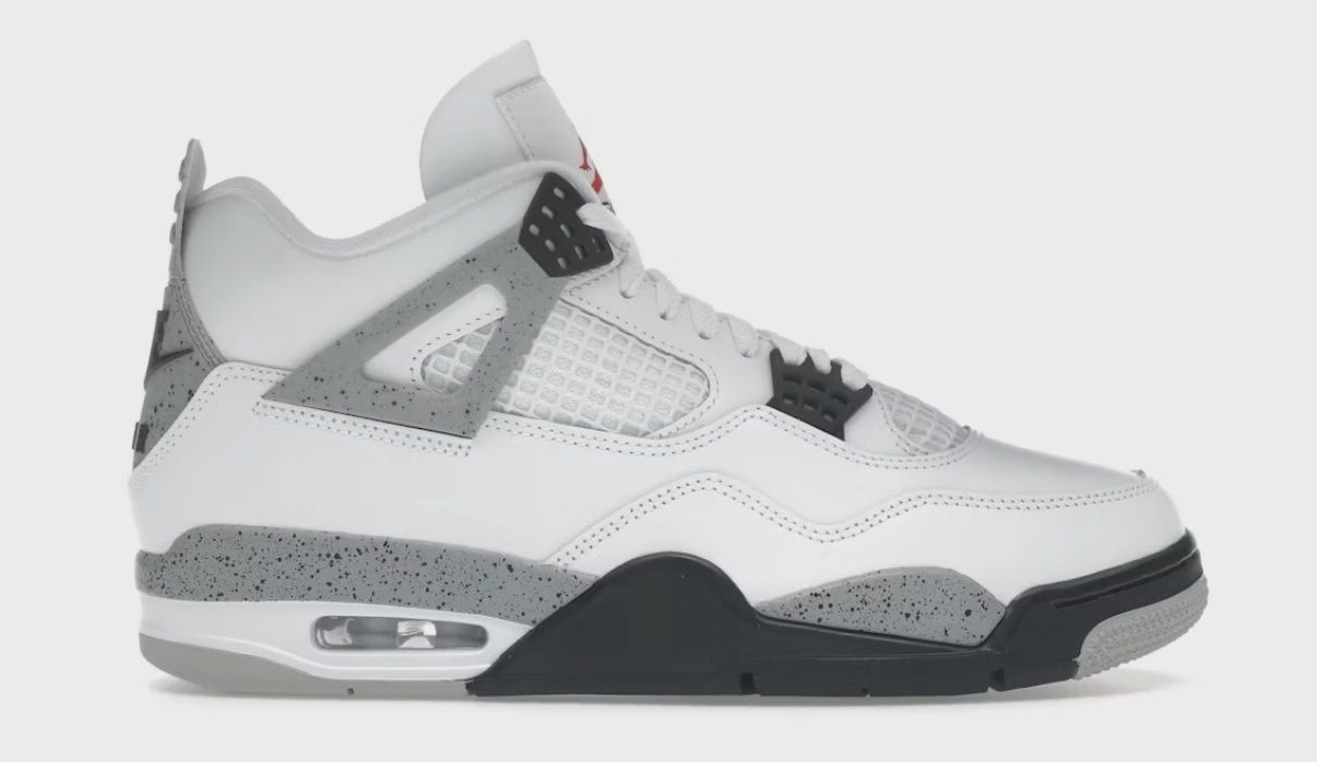 Air Jordan 4 Retro White Cement (2025) • Brand New [0246]