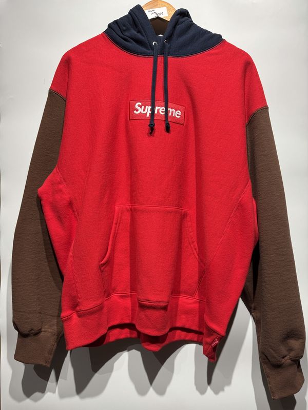Supreme Box Logo Hooded Sweatshirt Multicolor / L - Brand New [3451]