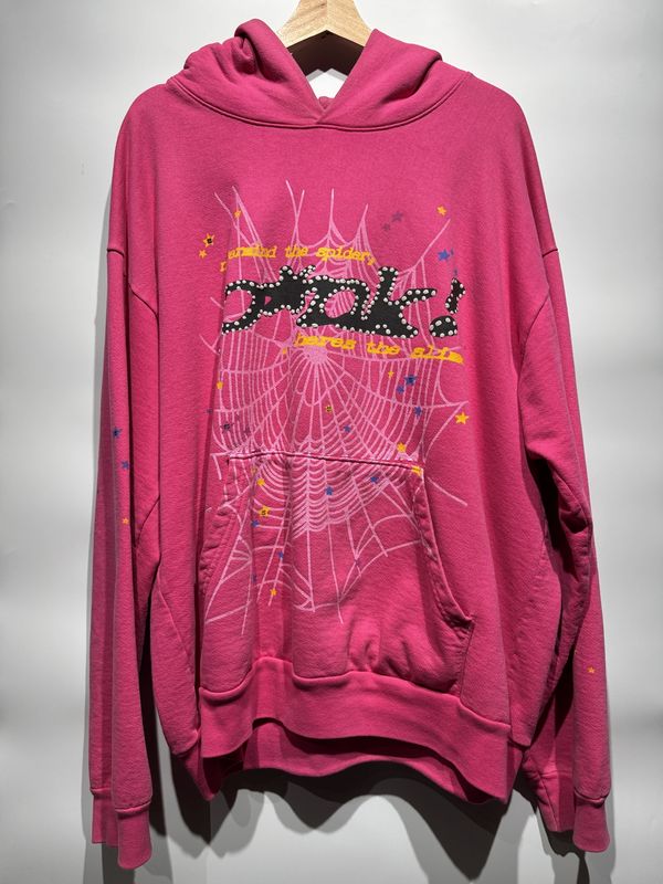Sp5der P*NK Hoodie Pink / XL - Pre Owned [6583]