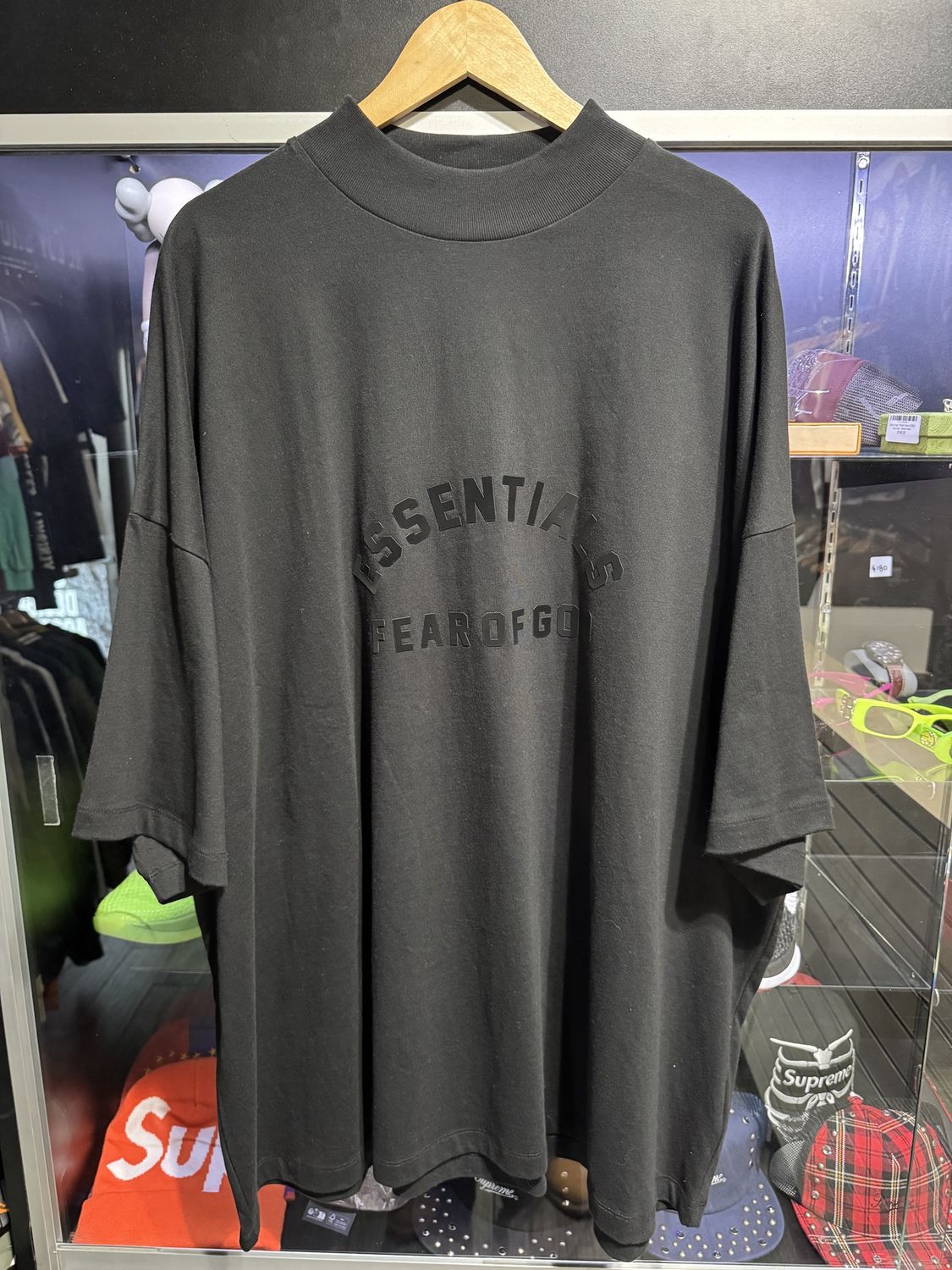 Fear Of God Essentials Oversized Black Tee / XXL - Brand New [4950], Clothing Size: XXL, Product Condition: Brand New
