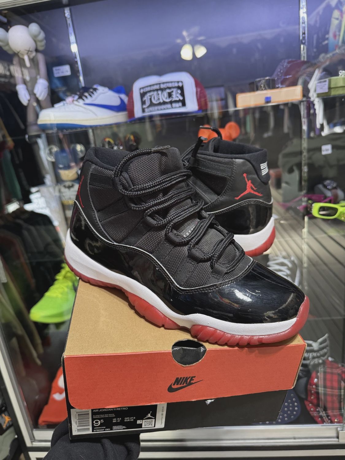 Air Jordan 11 Retro Playoffs Black Red (2019) • Pre-Owned [8102]