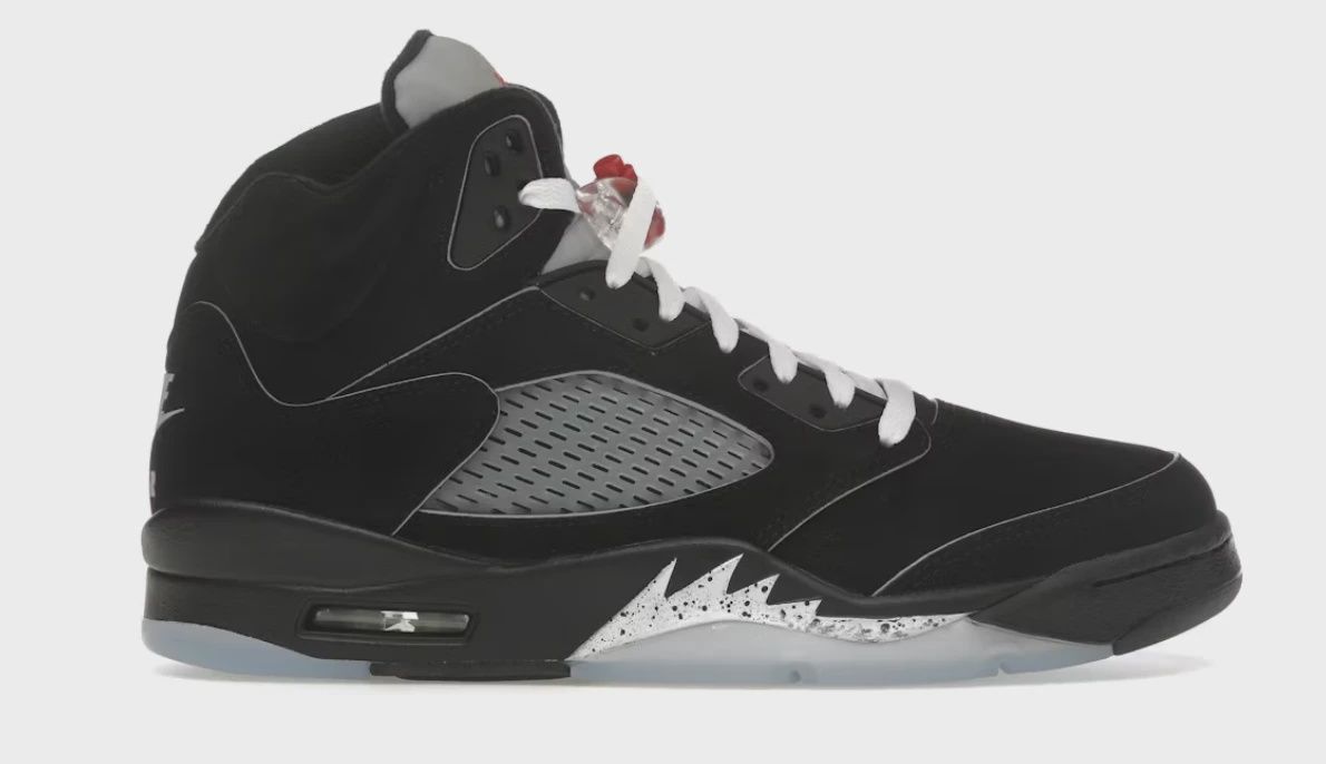 Air Jordan 5 Retro Original Black Metallic Reimagined • Brand New [2741]