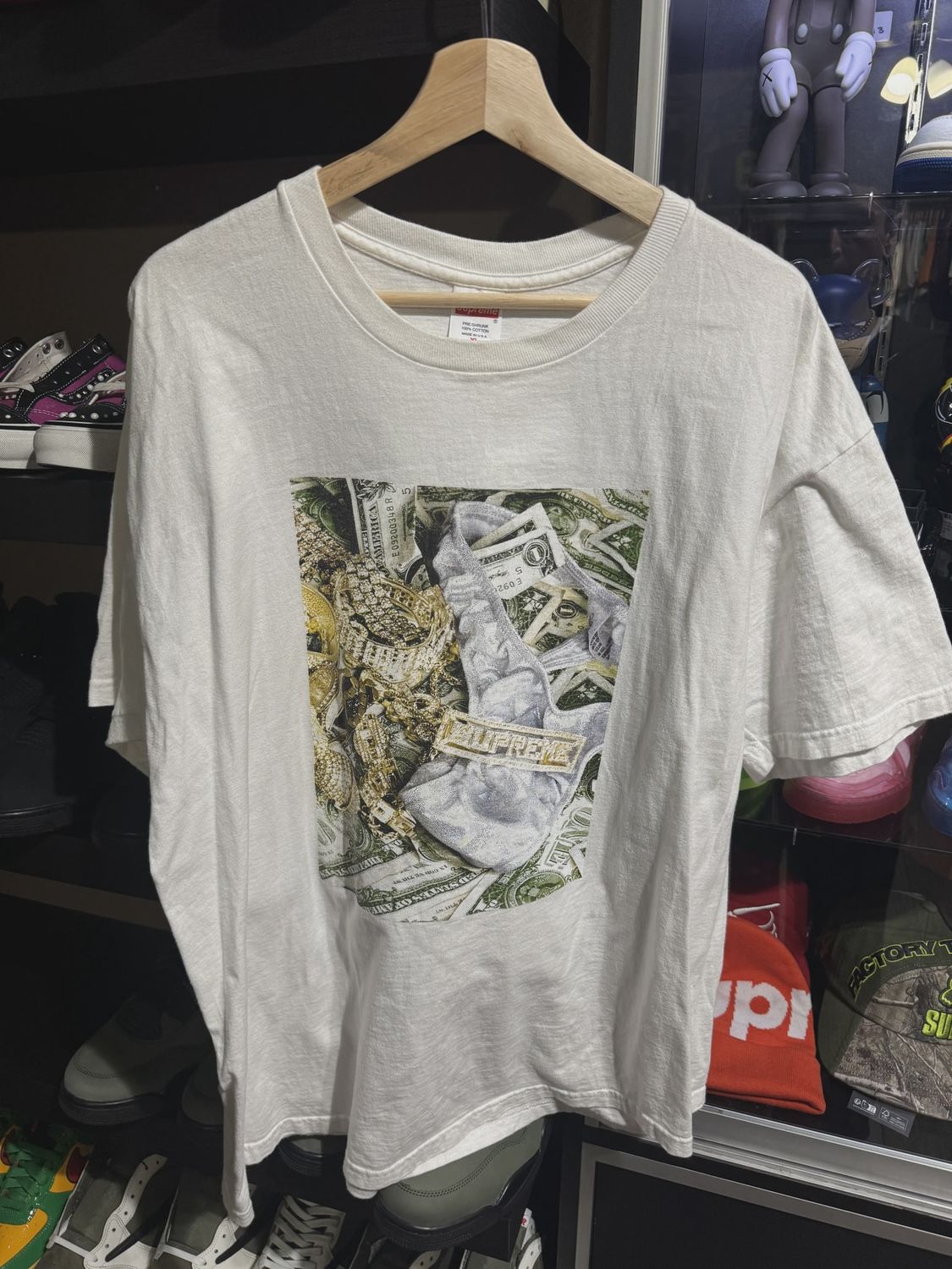 Supreme Bling Tee White • Pre-Owned [6257]