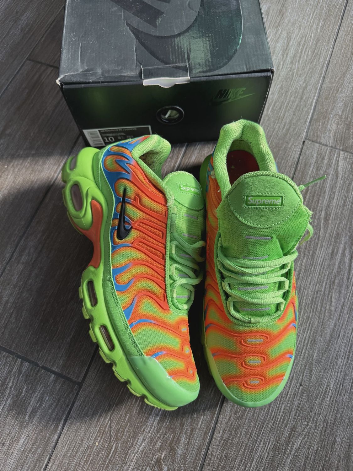 Nike Air Max Plus Supreme Mean Green • Pre-Owned [0056]