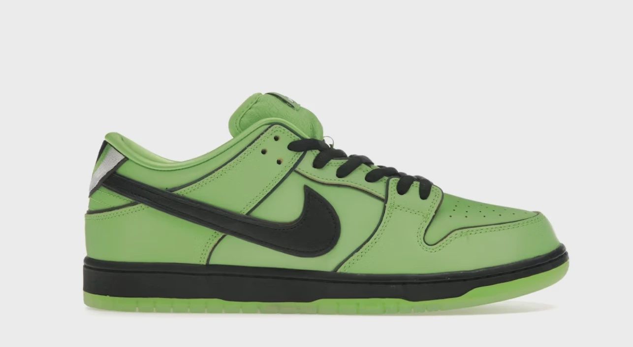 Nike SB Dunk Low The Powerpuff Girls Buttercup • Brand New [1152]