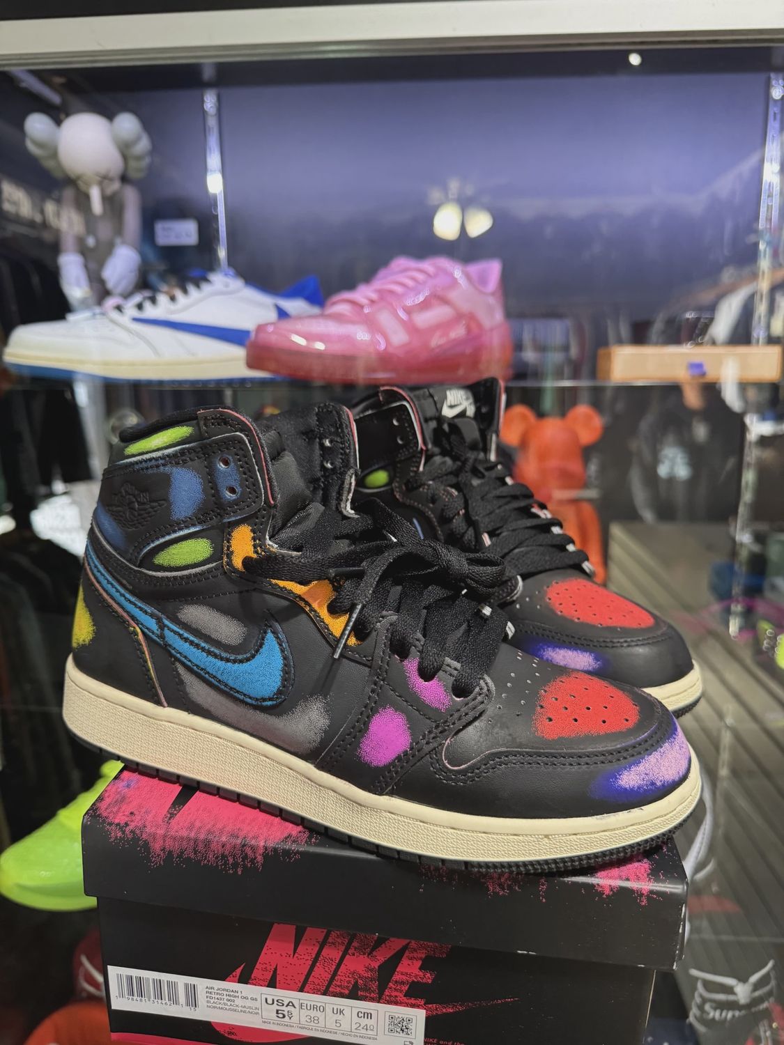 Air Jordan 1 Retro High Original Self Expression (Grade School) • Pre-Owned [4541]