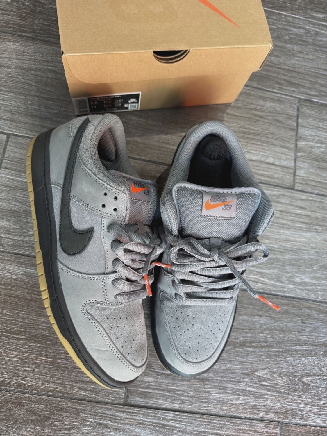 Nike SB PS8 Wolf Grey White Black • Pre-Owned [7375]