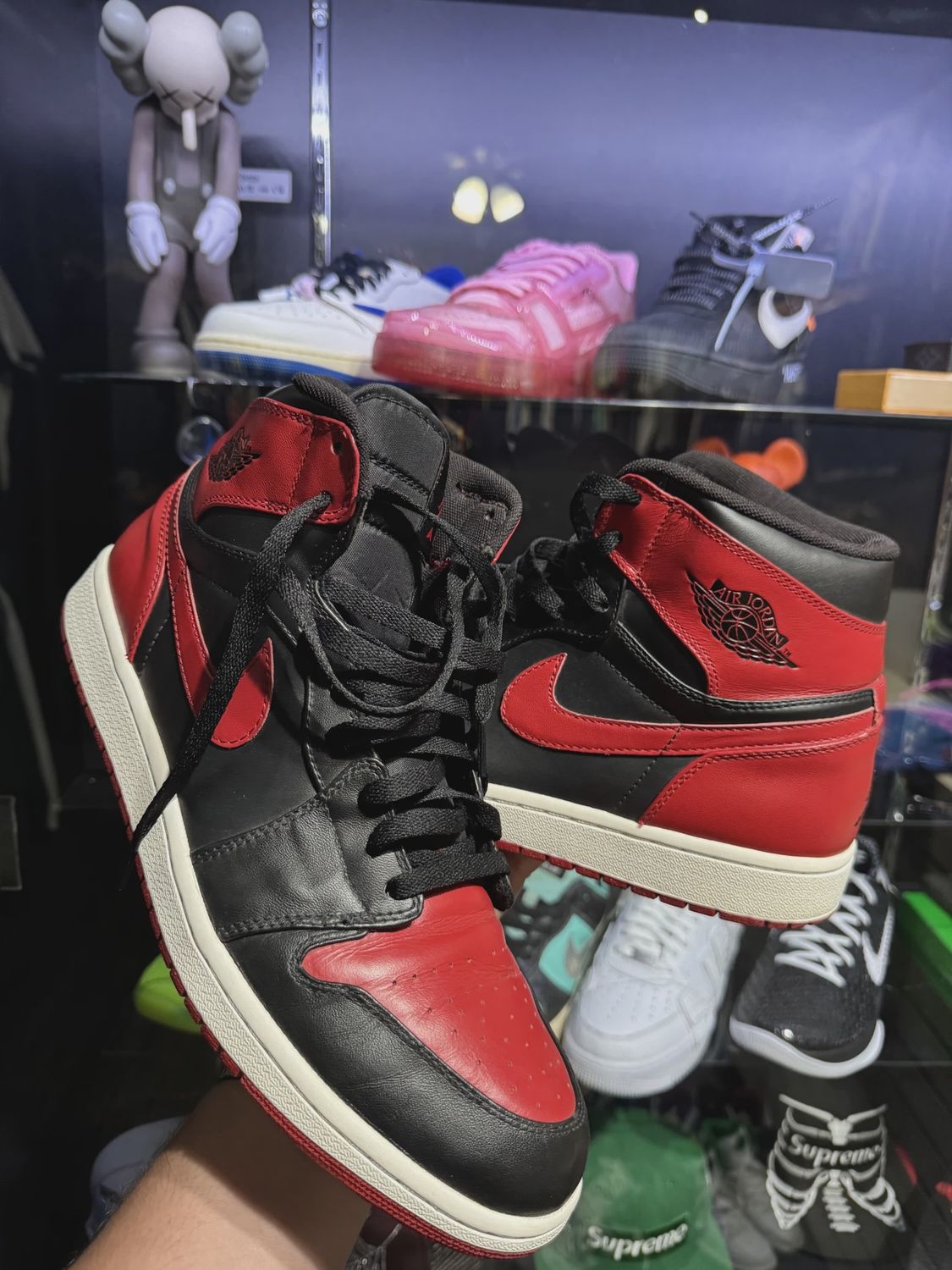 Air Jordan 1 Retro Defining Moments Black Red (DMP) (2009) NO BOX • Pre-Owned [8426]