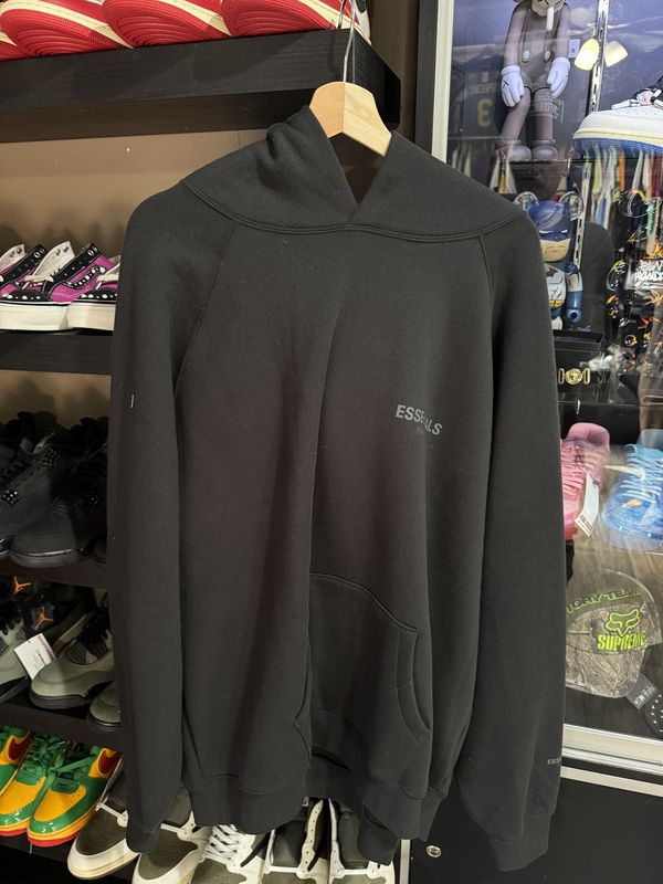 Fear Of God Essentials Black Fleece Hoodie / XXL - Brand New [1125]