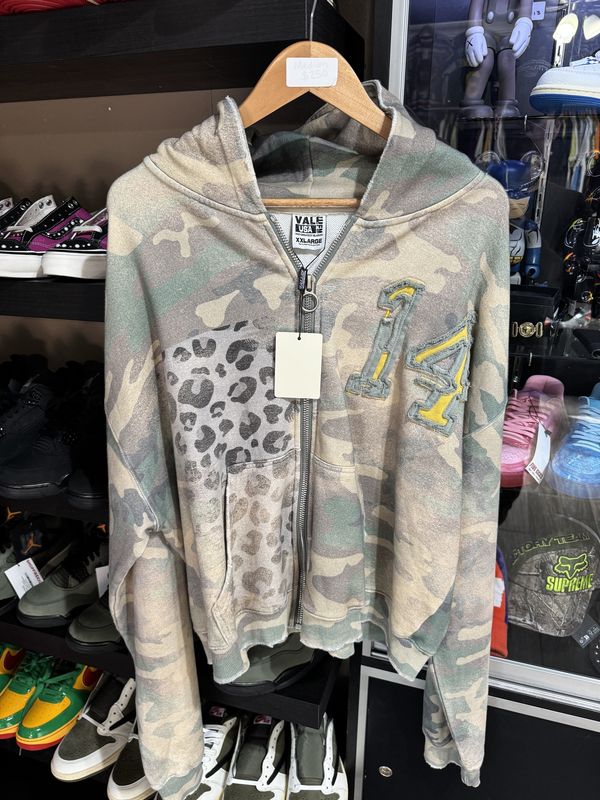 Vale Forever Cheetah Camo Zip Up / XXL - Brand New [4394]