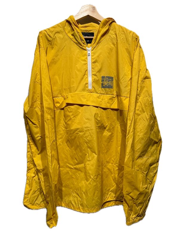 Stussy Yellow Windrunner 1/4 Zip / XL - Pre Owned [1616]